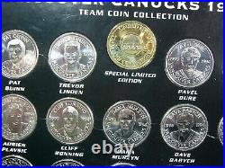 1993/94 Vancouver Canucks Hockey Coin Collection Series I Album Set + Gold Coin