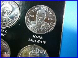 1993/94 Vancouver Canucks Hockey Coin Collection Series I Album Set + Gold Coin