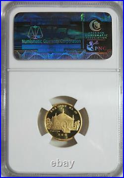 1994 China Shanghai Mint 1/10 oz. Gold Buddha Medals 4 Coin Set NGC 70(1)69(3)
