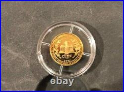 1995 Gold Coin Walt Disney Collection 1st Cent Uncle Scrooge Limited Ed