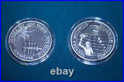 1997-2000 Kiribati Samoa Millennium 2000 Coin Set New Age Gold Two Part