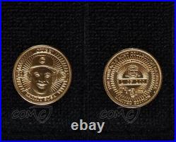1998 Pinnacle Mint Collection Coins Gold Plated Artist Proof /100 Sammy Sosa #21