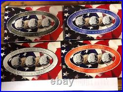 1999-2003 Gold, Platinum, Denver/phil Mint State Quarter Collection 100 Coins