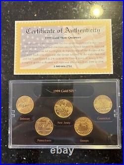 1999-2005 CSN State Quarter Collection Platinum, Gold, Denver, Philadelphia