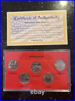 1999-2005 CSN State Quarter Collection Platinum, Gold, Denver, Philadelphia