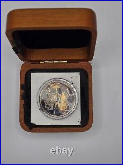 1999 Disney 1 Oz. Silver + 24K Gold Mary Poppins 35th Anniversary #71/2000