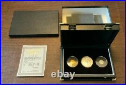 1999 US Modern Liberty Collection, $1 Silver, $5 Gold & $10 Platinum Eagles