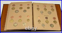 1ST Year COMPLETE 96 COIN EUROPEAN UNION EURO Collection Album Gold Silver Coppe