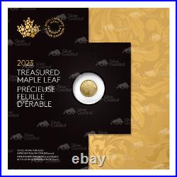 1/10 oz 2023 Treasured Canadian Maple Leaf Gold Coin Royal Canadian Mint