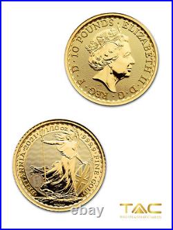 1/10 oz Gold Coin 2021 Great Britain Britannia Royal Mint