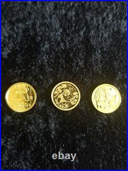 1/20oz Gold Coin Panda Collection Bullion