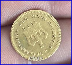 1/3 Guinea 1804 Gold coin 22kt, King George III, Rare/Highly Collectable
