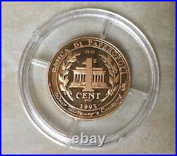 1 Cent 1993 Walt Disney Collection Uncle Scrooge 22k Gold Coin