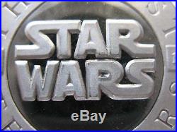 1- Oz. 999 Silver Coin Star Wars Luke Skywalker, Kenibo Mos Eisley Cantina + Gold