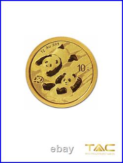1 gram Gold Coin 2022 Gold Panda China Mint