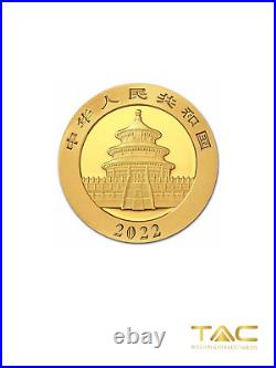 1 gram Gold Coin 2022 Gold Panda China Mint