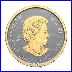 1 oz 2023 Celebrate Love Gilded Silver Coin Royal Canadian Mint