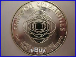 1-oz 999 Silver Cartoon Celebrities Marvel Comic Captain American Coin+gold