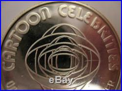 1-oz 999 Silver Cartoon Celebrities Marvel Comic Captain American Coin+gold