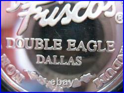 1-oz. 999 Silver Rare 1994 Double Eagle Famous Dallas Coin Del Frisco's+gold