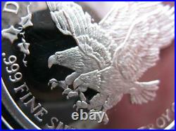 1-oz. 999 Silver Rare 1994 Double Eagle Famous Dallas Coin Del Frisco's+gold