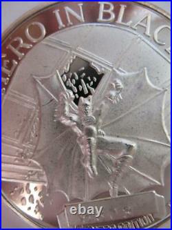 1-oz. Pure Silver 1992 DC Comics Very Rare Batman Hero In Black # 1976 Coin+gold