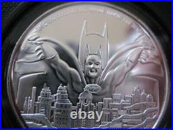 1-oz. Pure Silver 1992 DC Comics Very Rare Batman Returns Coin Mint#3635 Box+gold
