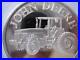 1-oz Rare John Deere Tractor Model 8400 Proof. 999 Silver Coin + Gold