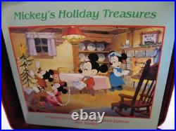1-oz. Silver Coin Disneys Mickeys Home 1990-91 Holidays Christmas-new Year +gold