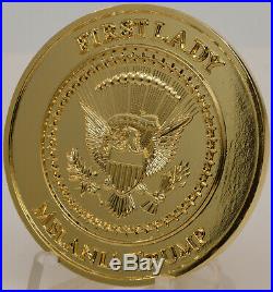 1st Lady Melania Trump President Donald Trump White House GOLD Challenge Coin