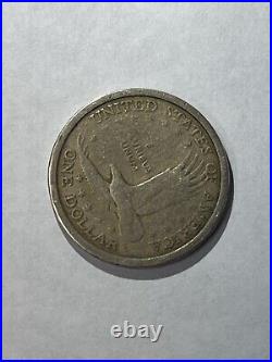2000 D Sacagawea Gold Dollar Eagle Circulated $1 US Collectible Coin