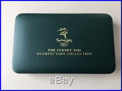 2000 Sydney Olympics Coin Collection 2 x 1 oz silver and 1 x 10g 9999 Gold Coin