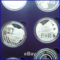 2002-03 Queen Elizabeth II Golden Jubilee Collection Silver Proof 24 Coin Set