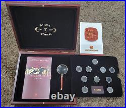 2004 Bulgaria DeLuxe Central Bank original box for gold coin Olympic Collection