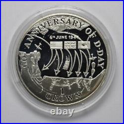 2004 England 60th Anniversary of the D-Day Landings 2 Coin Set