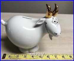 2005 Goebel Adam & Ziege Gary The Goat Coin Bank RARE Limited Edition