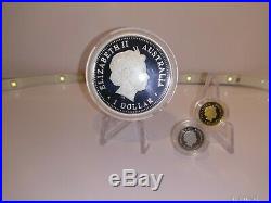 2005 Mini Outback Collection CoA 588 Silver Gold Platinum 3 Coin Proof Set Rare