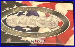 2006 Gold Edition State Quarter Collection Set With Coa