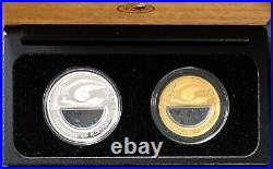2007 Treasures of Australia Sapphires Gold and Silver Proof Coin Set 300 Mintage