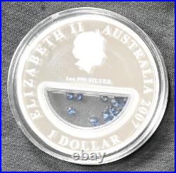 2007 Treasures of Australia Sapphires Gold and Silver Proof Coin Set 300 Mintage