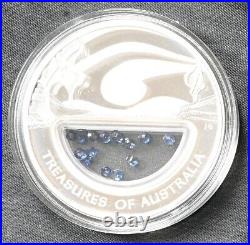 2007 Treasures of Australia Sapphires Gold and Silver Proof Coin Set 300 Mintage
