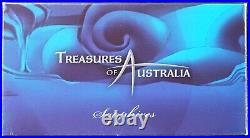 2007 Treasures of Australia Sapphires Gold and Silver Proof Coin Set 300 Mintage