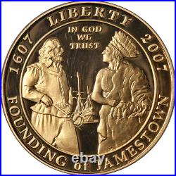 2007-W Jamestown Commem Gold $5 PCGS PR69 DCAM Vault Collection STOCK