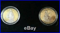 2008 Britannia's Last Century Gold and Platinum 11 Coin Collection Cased + COA