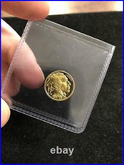 2008-W $5 Proof Gold Buffalo 1/10th. 9999 Gold Collectible Coin
