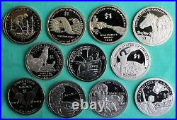 2009 thru 2020 S Proof Sacagawea Dollar 12 Native American $1 Coin Collection