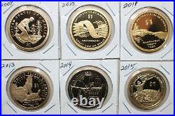 2009 thru 2020 S Proof Sacagawea Dollar 12 Native American $1 Coin Collection