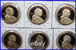 2009 thru 2020 S Proof Sacagawea Dollar 12 Native American $1 Coin Collection