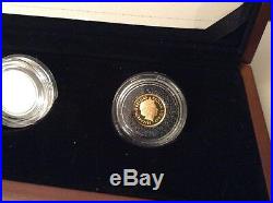 2011 UK Gold Proof Sovereign Three-Coin Collection, Cased, COA, Ltd Ed #226