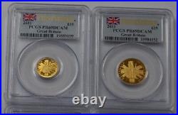 2011 United Kingdom 4 Piece Gold Proof Collection PCGS PF69 DCAM First Strike